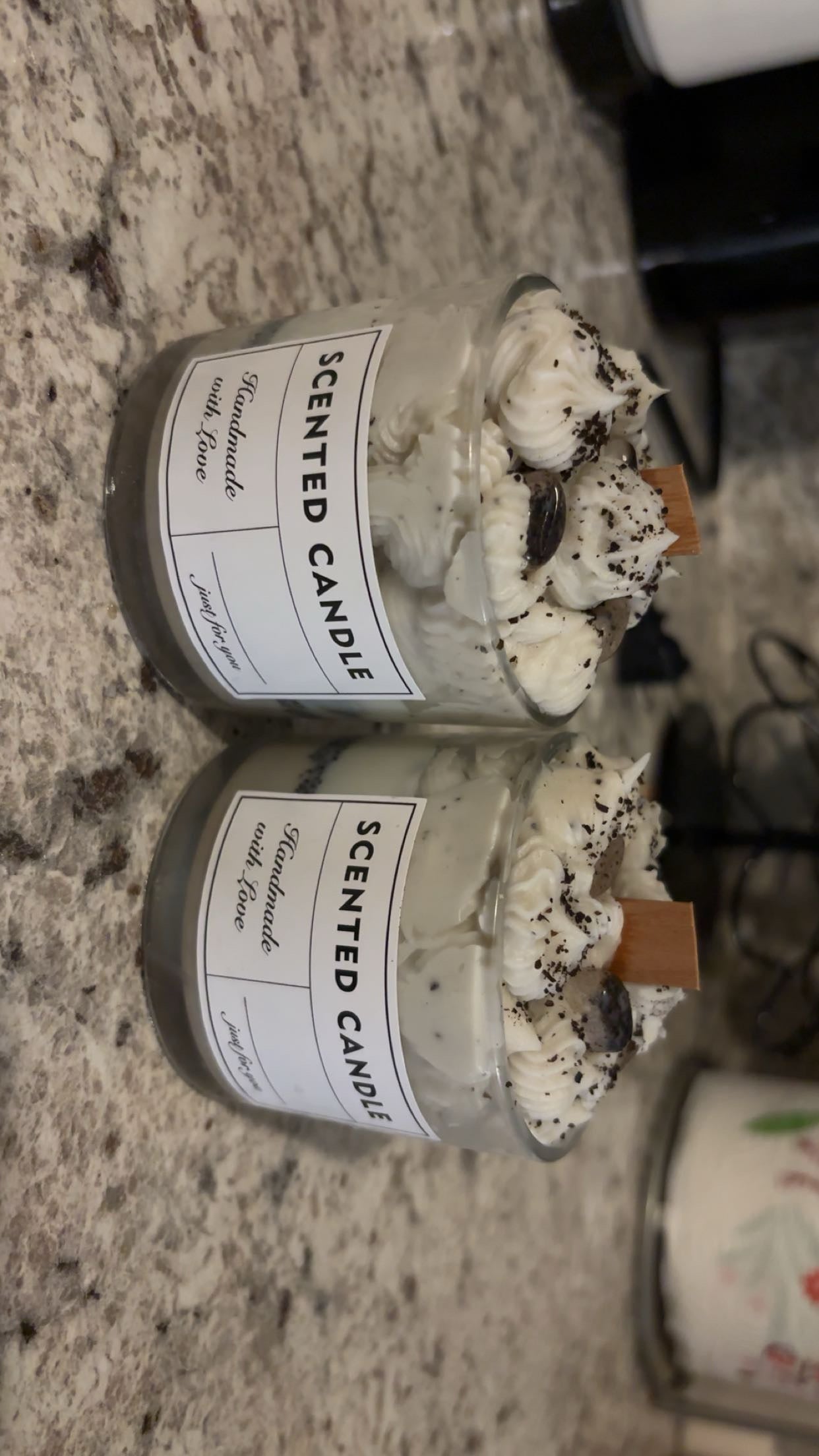 Coffee bean candle