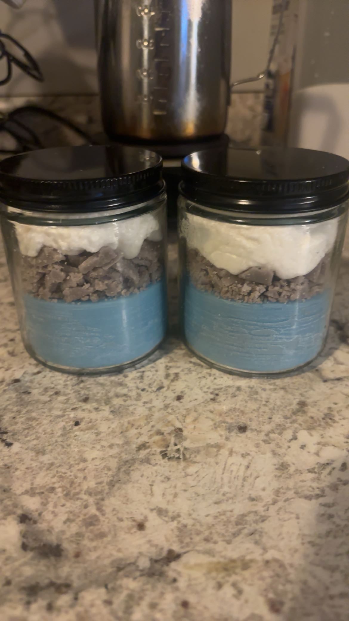 Blueberry muffin scented candle