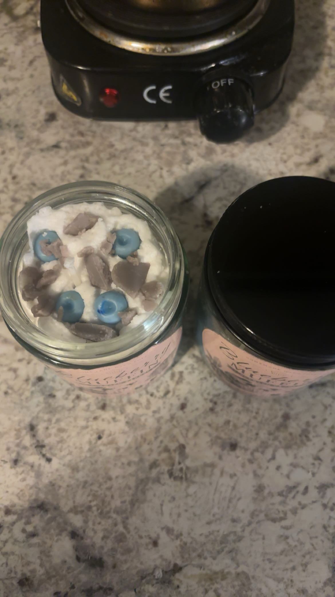 Blueberry muffin scented candle